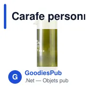 Carafe personnalisable Rebottled® 600 ml avec logo - Miniature 8