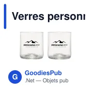 Verres personnalisables Rebottled® Short Tumbler 2-pack avec logo - Miniature 5