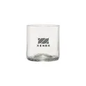 Variante translucide - Verre à boire personnalisable Rebottled® Short Tumbler 250 mlavec logo