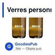 Verres personnalisables Rebottled® Tumbler 2-pack avec logo - Miniature 1