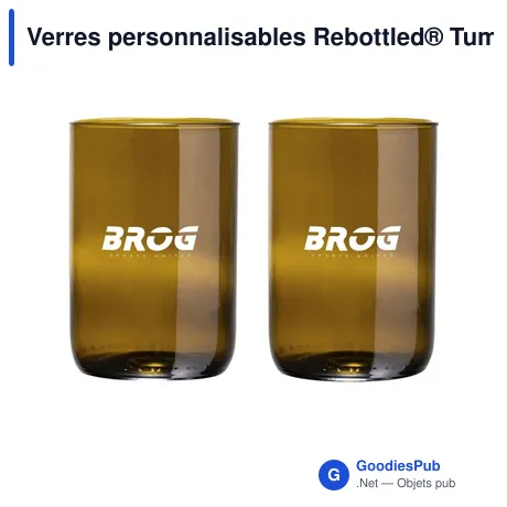 Verres personnalisables Rebottled® Tumbler 2-pack avec logo