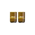 Variante olive - Verres personnalisables Rebottled® Tumbler 2-pack avec logo