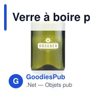 Verre à boire personnalisable Rebottled® Tumbler 400 ml avec logo - Miniature 1