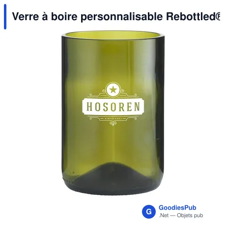 Verre à boire personnalisable Rebottled® Tumbler 400 ml avec logo