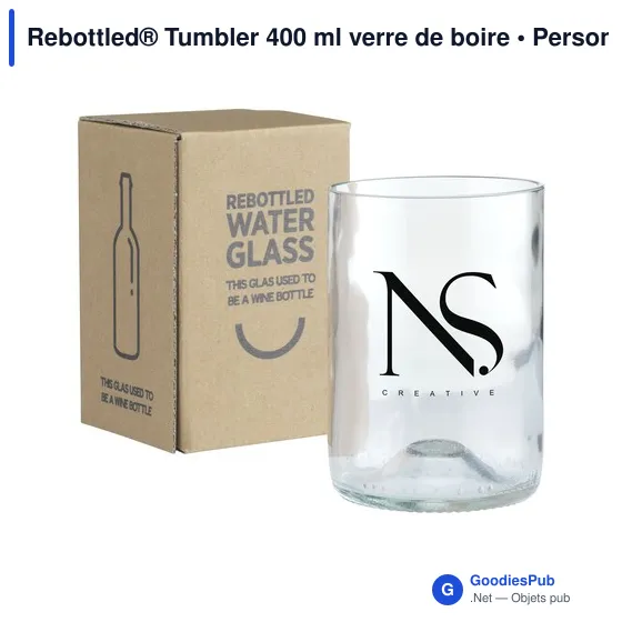 Verre à boire personnalisable Rebottled® Tumbler 400 ml avec logo - Image 11