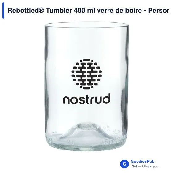 Verre à boire personnalisable Rebottled® Tumbler 400 ml avec logo - Image 12