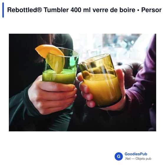 Verre à boire personnalisable Rebottled® Tumbler 400 ml avec logo - Image 5