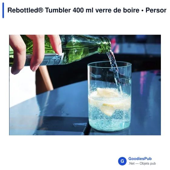 Verre à boire personnalisable Rebottled® Tumbler 400 ml avec logo - Image 9