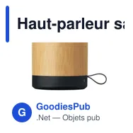 Haut-parleur sans fil personnalisable RECAR BAMBOO avec logo - Miniature 4