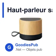 Haut-parleur sans fil personnalisable RECAR BAMBOO avec logo - Miniature 9
