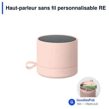 Haut-parleur sans fil personnalisable RECAR avec logo