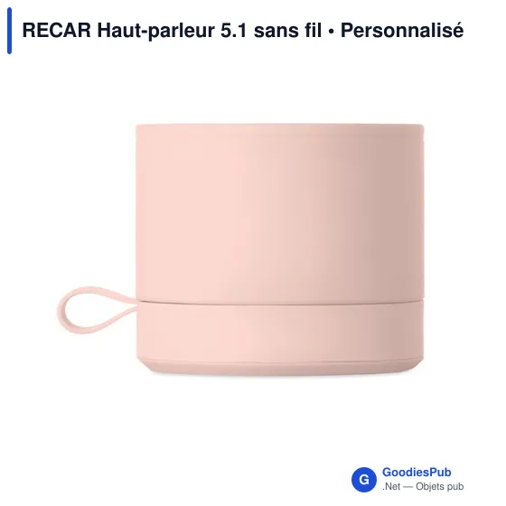 Haut-parleur sans fil personnalisable RECAR avec logo - Image 2