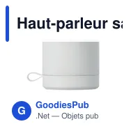 Haut-parleur sans fil personnalisable RECAR avec logo - Miniature 11