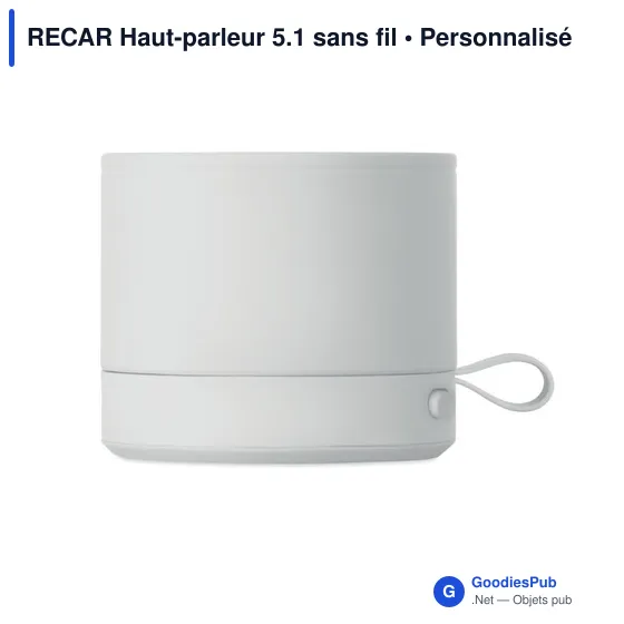 Haut-parleur sans fil personnalisable RECAR avec logo - Image 12