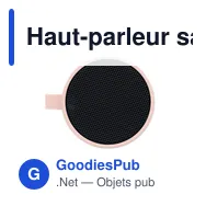 Haut-parleur sans fil personnalisable RECAR avec logo - Miniature 7