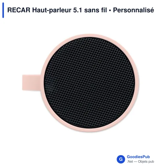Haut-parleur sans fil personnalisable RECAR avec logo - Image 7