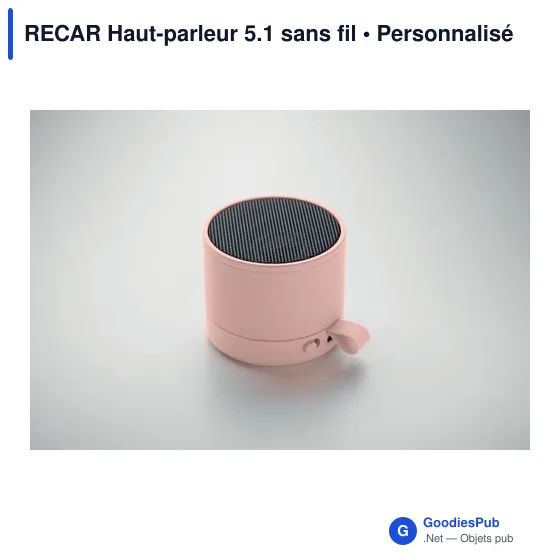 Haut-parleur sans fil personnalisable RECAR avec logo - Image 9