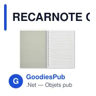 RECARNOTE Cahier A5 en carton recyclé - Miniature 4