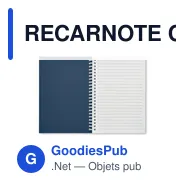 RECARNOTE Cahier A5 en carton recyclé - Miniature 9