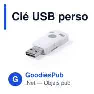 Clé USB personnalisable avec logo pour entreprises - Récepteur Bluetooth Domky - Miniature 2