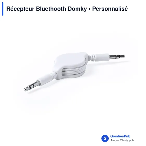 Clé USB personnalisable avec logo pour entreprises - Récepteur Bluetooth Domky - Image 4