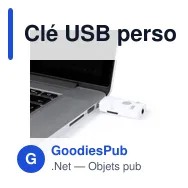 Clé USB personnalisable avec logo pour entreprises - Récepteur Bluetooth Domky - Miniature 5