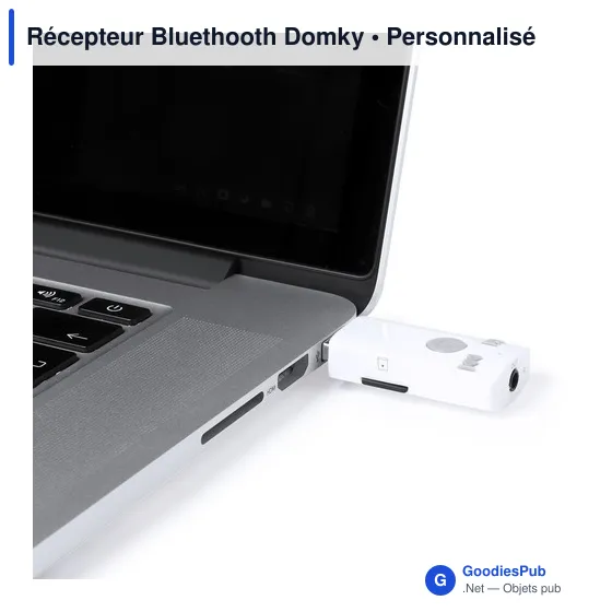 Clé USB personnalisable avec logo pour entreprises - Récepteur Bluetooth Domky - Image 5
