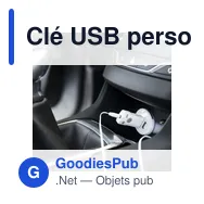 Clé USB personnalisable avec logo pour entreprises - Récepteur Bluetooth Domky - Miniature 7