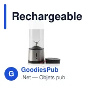 Mixeur rechargeable personnalisable pour smoothies avec logo - Miniature 3