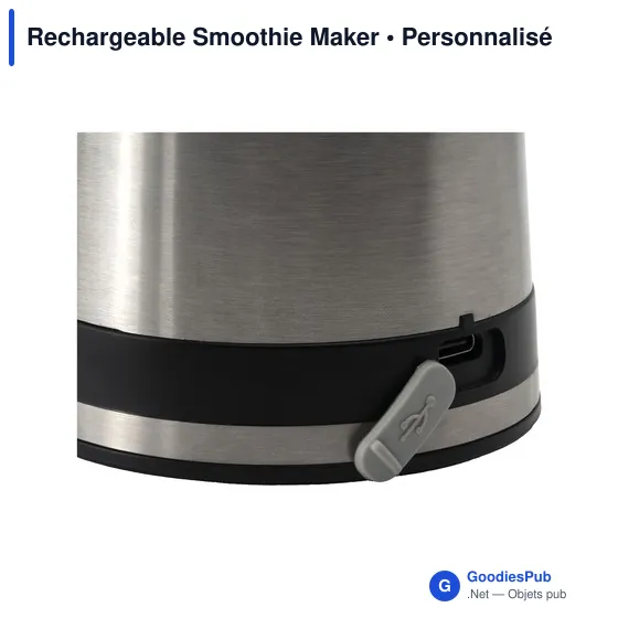 Mixeur rechargeable personnalisable pour smoothies avec logo - Image 5