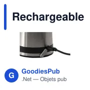 Mixeur rechargeable personnalisable pour smoothies avec logo - Miniature 6