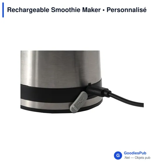 Mixeur rechargeable personnalisable pour smoothies avec logo - Image 6