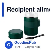 Récipient alimentaire double paroi en inox Niko - Miniature 4