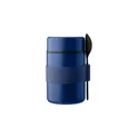 Variante bleu - Récipient alimentaire double paroi en inox Niko