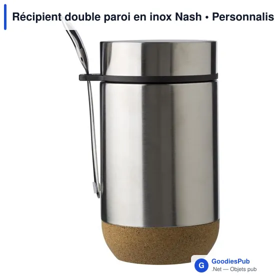 Récipient double paroi en inox Nash - Image 3