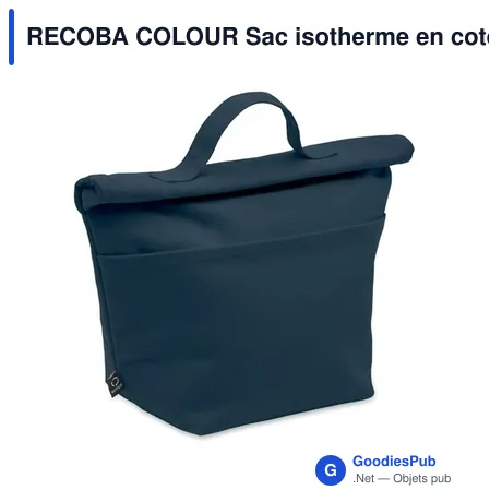 RECOBA COLOUR Sac isotherme en coton recyclé