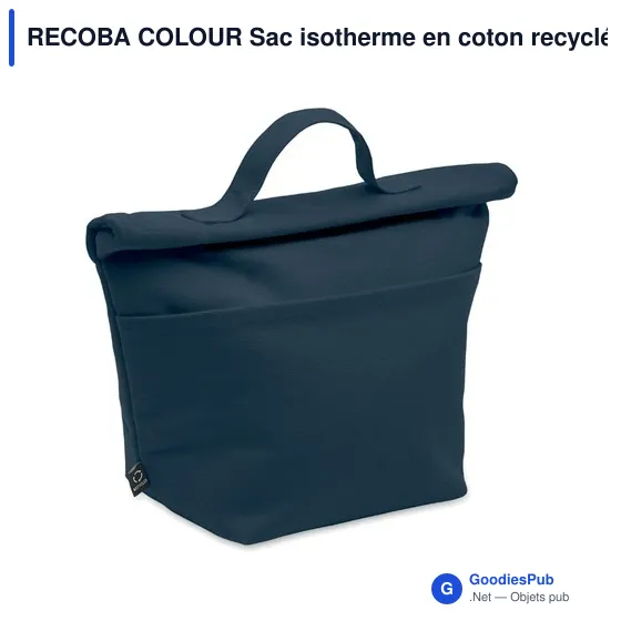 RECOBA COLOUR Sac isotherme en coton recyclé - Image 1