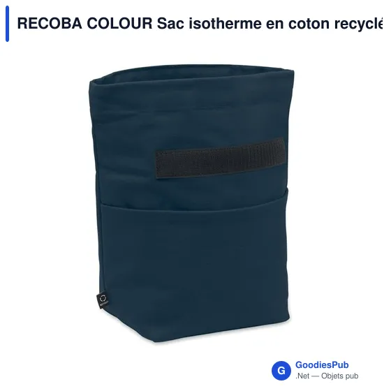 RECOBA COLOUR Sac isotherme en coton recyclé - Image 2
