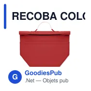 RECOBA COLOUR Sac isotherme en coton recyclé - Miniature 12