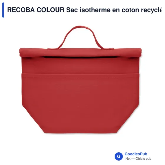 RECOBA COLOUR Sac isotherme en coton recyclé - Image 12