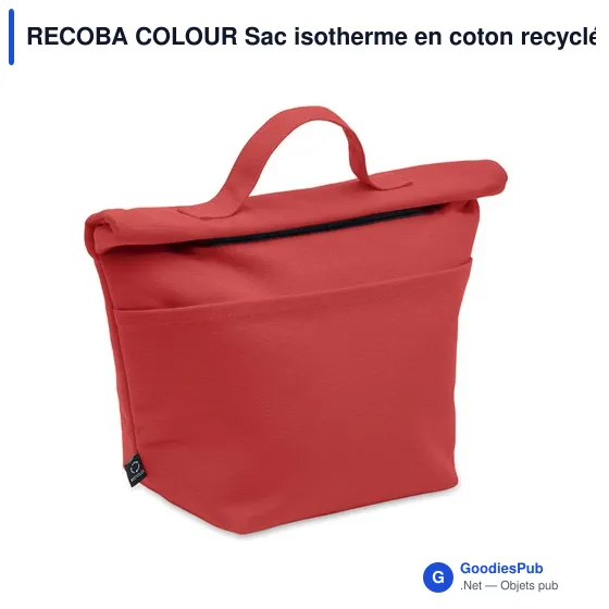 RECOBA COLOUR Sac isotherme en coton recyclé - Image 6