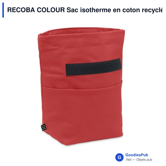 RECOBA COLOUR Sac isotherme en coton recyclé - Image 7