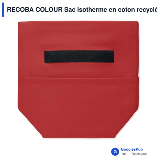 RECOBA COLOUR Sac isotherme en coton recyclé - Image 8