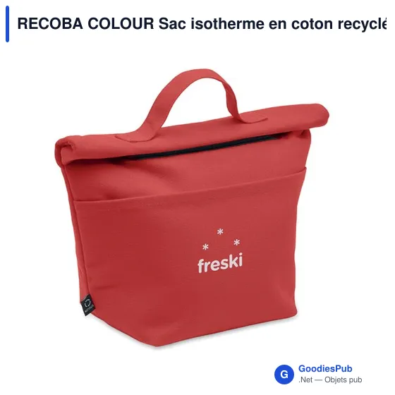 RECOBA COLOUR Sac isotherme en coton recyclé - Image 9
