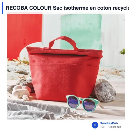 RECOBA COLOUR Sac isotherme en coton recyclé - Image 10