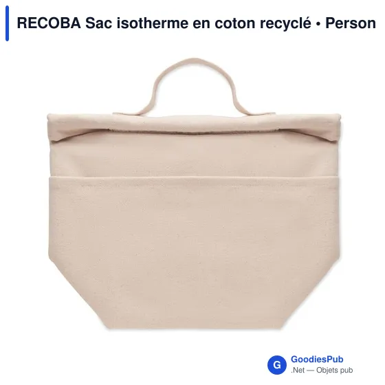 RECOBA Sac isotherme en coton recyclé - Image 2