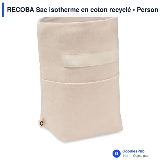 RECOBA Sac isotherme en coton recyclé - Image 3