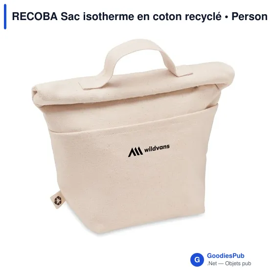 RECOBA Sac isotherme en coton recyclé - Image 4
