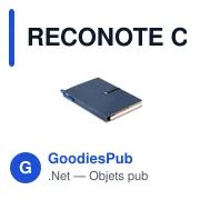RECONOTE Carnet recyclé ligné et stylo - Miniature 4