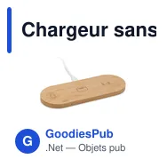 Chargeur sans fil 3 en 1 personnalisable avec logo - RECPAD - Miniature 1